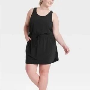 All in Motion black athletic dress with shorts